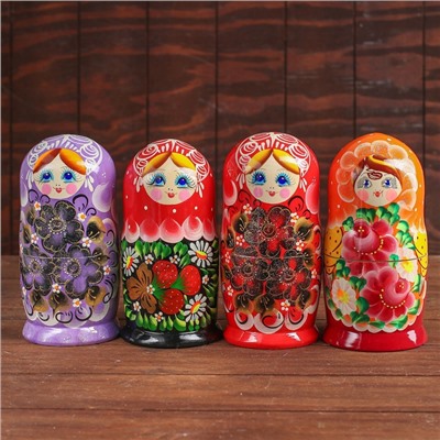 Матрёшка 7 в 1, расписная, цвета МИКС