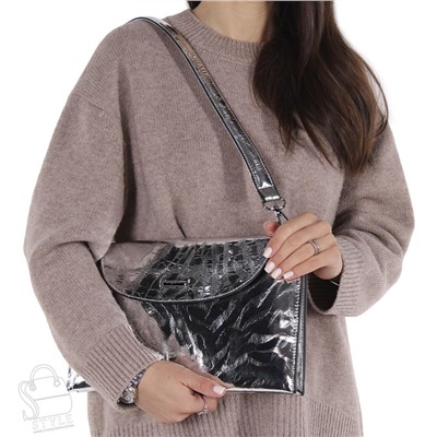 Сумка женская кожаная 98214-2 silver Velina Fabbiano-Safenta в Новосибирске