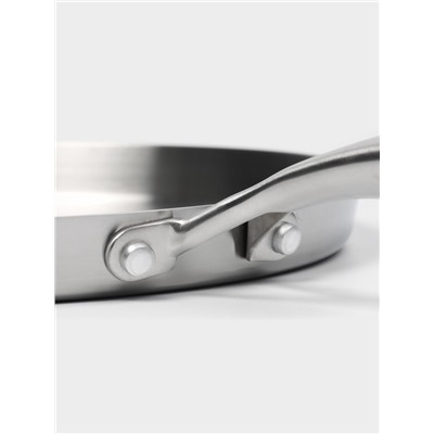 Блинная сковорода 3Ply Hanna Knövell, d=28 см, h=3 см, толщина 2.2 мм, индукция, нержавеющая сталь