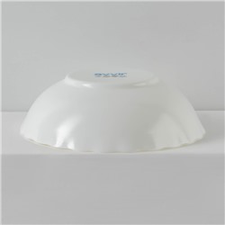 Салатники Avvir «Дива», набор 7 шт.: 6 шт.: d=11 см, 1 шт.: d=20 см, стеклокерамика, белые