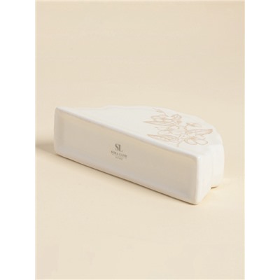 Салфетница SL Home «Аманде», 15×4×7.8 см, фарфор, белая