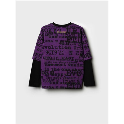 Джемпер трикотажный для мальчиков (футболка с длинными рукавами)