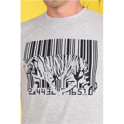 Футболка 24837 (Серый меланж)