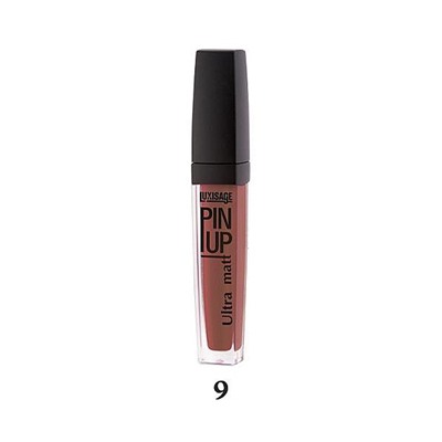 LUX visage PIN-UP №009 Блеск для губ свет.кофе Матовый эффект /5