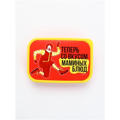 Ланч - бокс прямоугольный «Вкус маминых блюд», 1200 мл