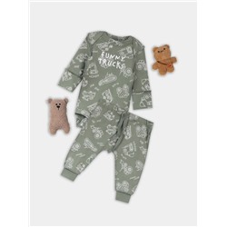 КОМПЛЕКТ ДЕТСКИЙ (БОДИ, ПОЛЗУНКИ) 89404-1