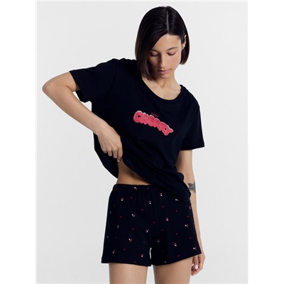 КОМПЛЕКТ ЖЕНСКИЙ (ДЖЕМПЕР, ШОРТЫ) 592325