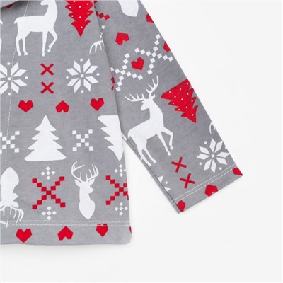 Пижама детская KAFTAN «Скандинавия» размер 36 (134-140 см)