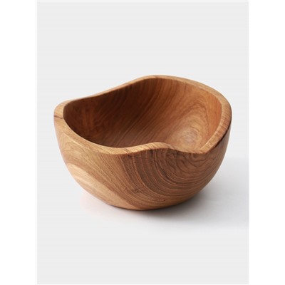 Тарелка, 12×12×6 см, тиковое дерево