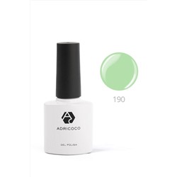 ADRICOCO Цветной гель-лак для ногтей №190, мятная прохлада, 8 мл KRISTALLER, 1109649