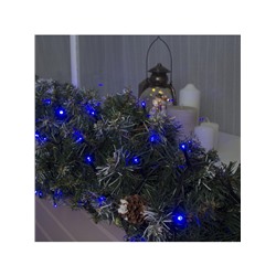 Гирлянда «Нить» 20 м, IP44, тёмная нить, 200 LED, свечение синее, 8 режимов, 220 В