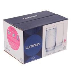 УЦЕНКА Набор стаканов 330 мл высоких «Французский ресторанчик» 5 шт. H=9369