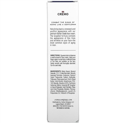 Cremo, Defender Series, Face Cream With Retinol, 1 fl oz (30 ml)