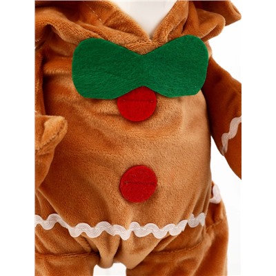 Костюм «Новогодняя печенька», M (ДС 25, ОГ 37 см)