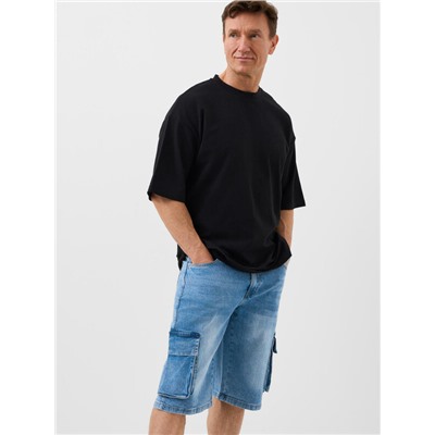 Шорты текстильные джинсовые для мужчин