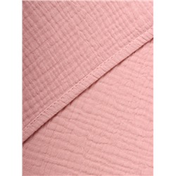 Полотенце - уголок муслиновое «Крошка Я», 75×75 см, хлопок 100%, пудровое