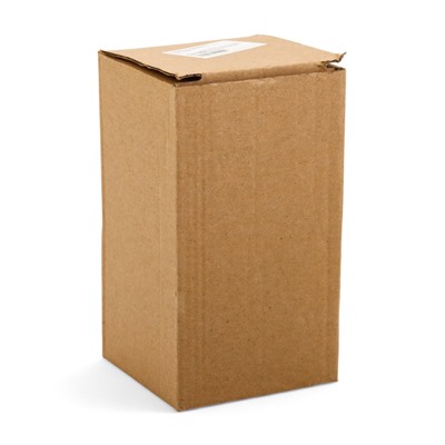 Кашпо для цветов «Цилиндр», 300 мл, 15×8×8 см, керамика, на золотистой подставке, белое