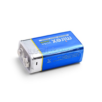 Батарея щелочная Mirex 6LR61/ Крона 9V 1 шт