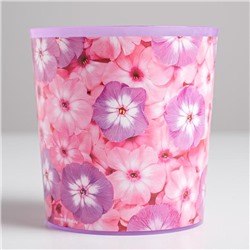 Кашпо «Цветы», 1.6 л, 14×14 см