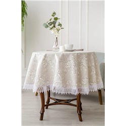 Натали Скатерть Скатерть Шантильи с кружевом круглая