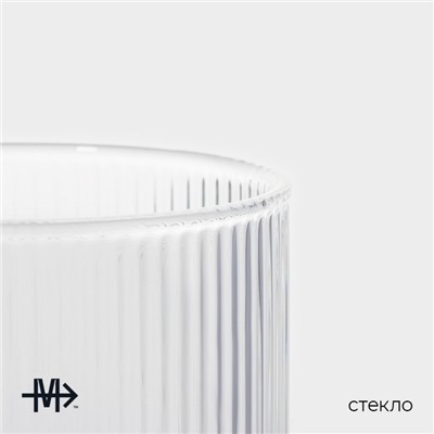 Стакан Magistro «Грани», 300 мл, 7.5×7.5×8.5 см, стекло