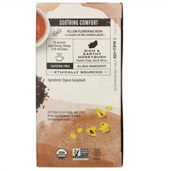Numi Tea, Organic Herbal Teasan, Honeybush, Caffeine Free, 18 Tea Bags, 1.52 oz (43.2 g)