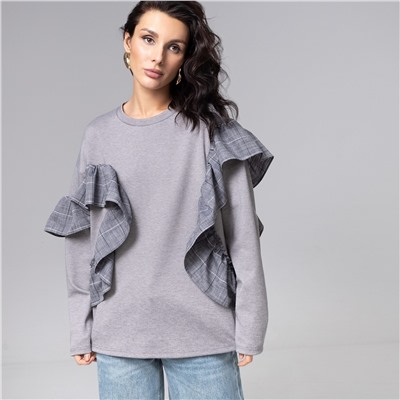 Лонгслив в стиле пэчворк, Гардеробная магия