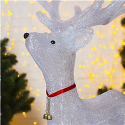 Светодиодная фигура «Олень гордый» 53×80×40 см, акрил, 96 LED, 8 режимов, 24 В, свечение белое