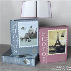Фотоальбом 200 фото 10х15 Города / 5220 /уп 36/