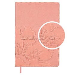 Ежедневник недатированный Escalada, А5, 160 л., Буйвол розовый