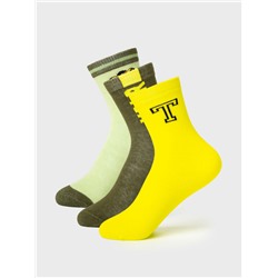 Носки трикотажные для мальчиков, 3 пары в комплекте