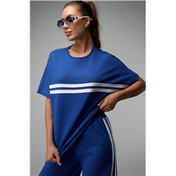 Женский костюм оверсайз из футера двухнитки Happyfox