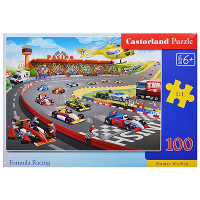 Пазлы 100 "Формула-гонки"