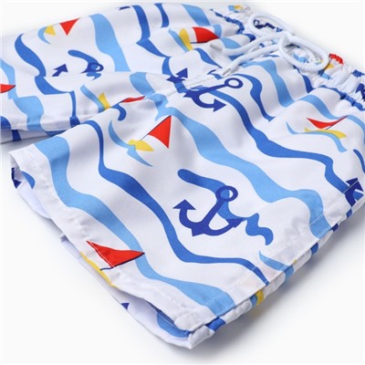 Купальные трусы детские MINAKU «Морские», рост 122-128 см