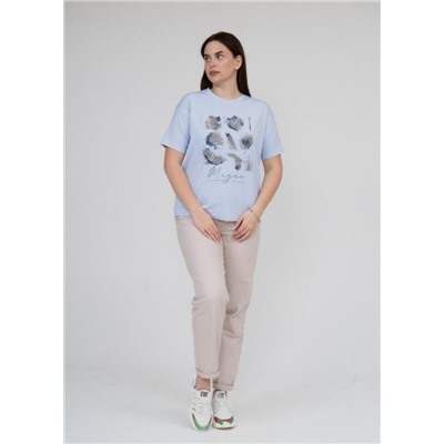 Футболка женская Элен (Светло-голубой)