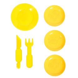 Уценка Набор для игры с пластилином «Моя кухня», 54 предмета, 24 банки