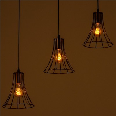 Светильник BayerLux «Чилли» 3хЕ27 40 Вт золото 18×50×19-119 см