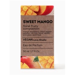 Парфюмерная вода женская Vegan Love Studio Sweet Mango, 50 мл (по мотивам Mango Skin (Vilhelm Parfumerie)