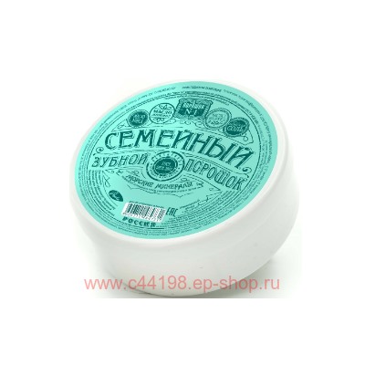 Зубной порошок Семейный с морскими минералами банка 140 см3