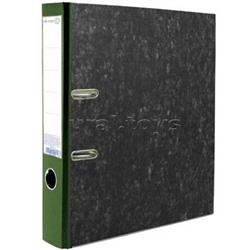 Папка с арочным механизмом "Attomex" A4 50 мм мраморная картонная разобранная,