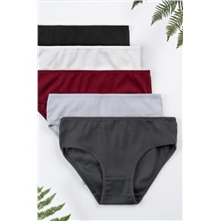 Трусы для девочки в рубчик 5шт. Happyfox