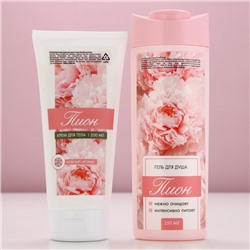 Подарочный набор косметики «Ты самая нежная!», гель для душа 250 мл и крем для тела 200 мл, Чистое счастье