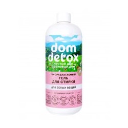 Биоразлагаемый гель для стирки Белых вещей 500 мл Dom detox