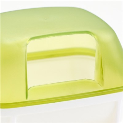 Туалет для грызунов «Пижон», 10.2×7.2×7.2 см, пластик, зелёный