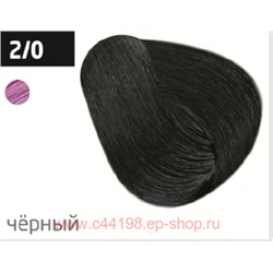 OLLIN PERFORMANCE  2/0 черный 60мл Перманентная крем-краска для волос