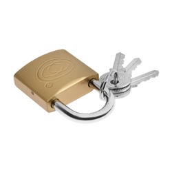 Замок навесной тип 14, 36×60 мм, 3 ключа