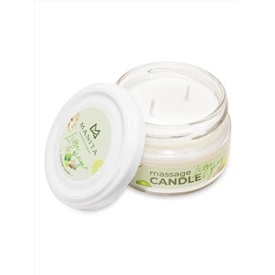 MANITA Свеча массажная / Lime & Ginger, 100 мл 28138
