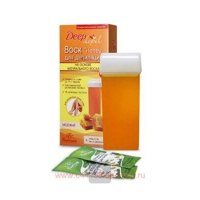 Ф-421F Deep depil Воск для депиляции медовый Honey 100 мл
