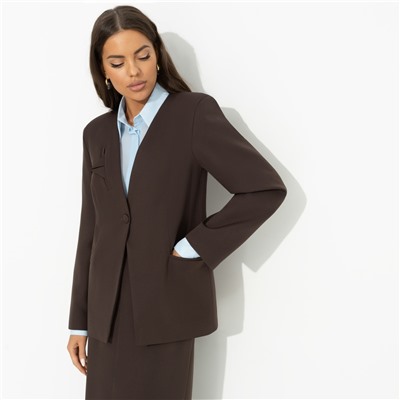 Жакет с креативным элементом, Власть в деталях