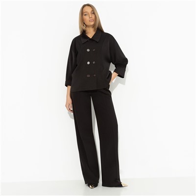 Жакет в полоску, Безупречные манеры (черный)